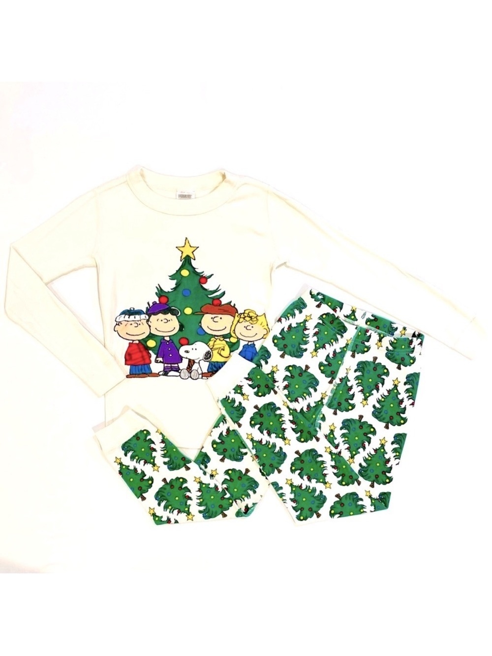 Hanna Andersson Pajamas Boys 6-7 120 cm A Charlie Brown Christmas Long Johns